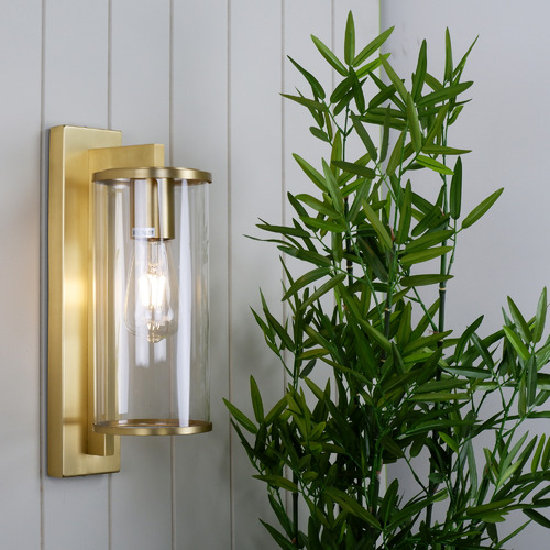 Gold outdoor wall deals sconce